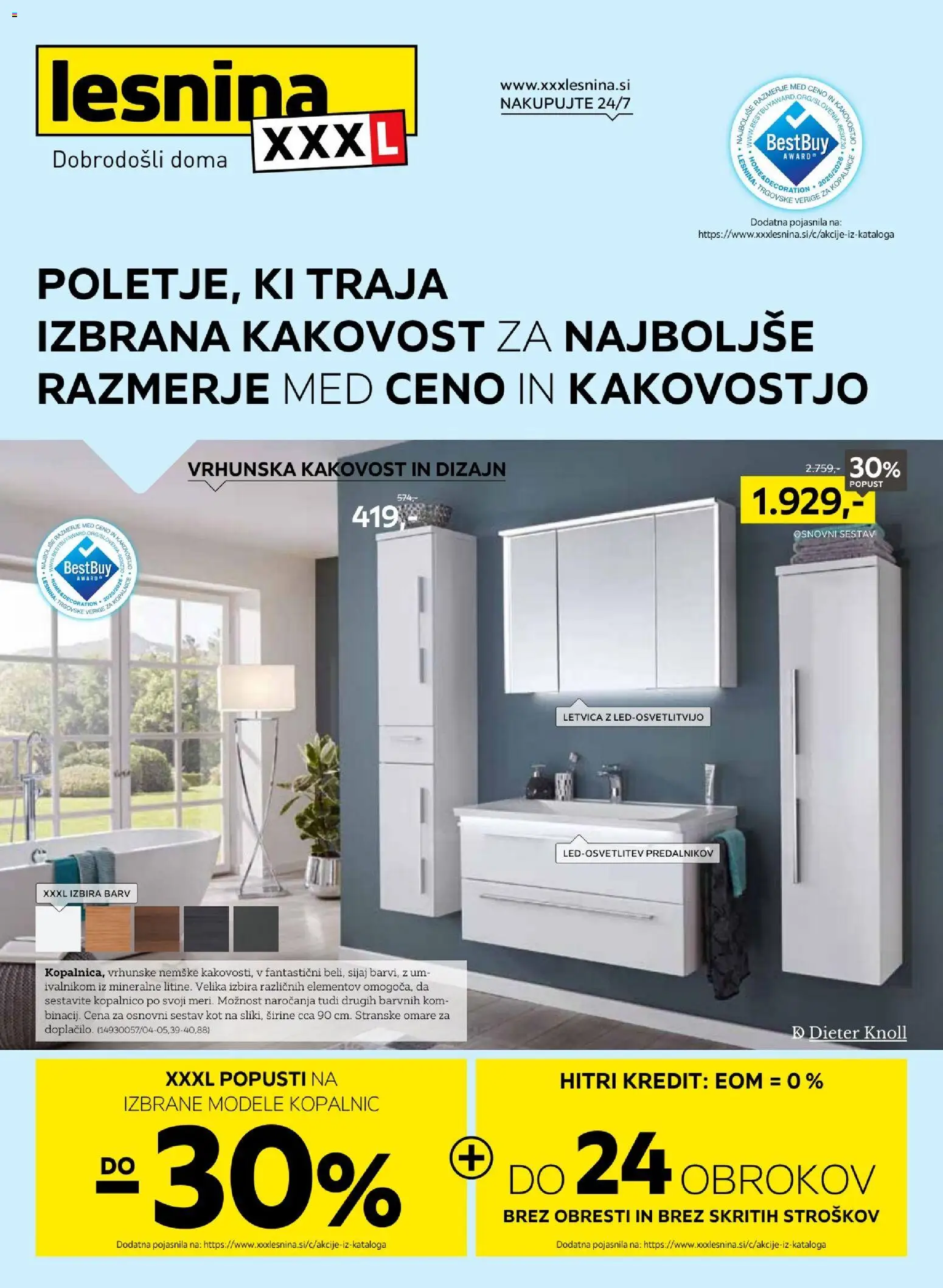 Novi XXXL Lesnina katalog ponudbe – veljaven od 18.08.2026 | Stran: 1 | Izdelki: Med