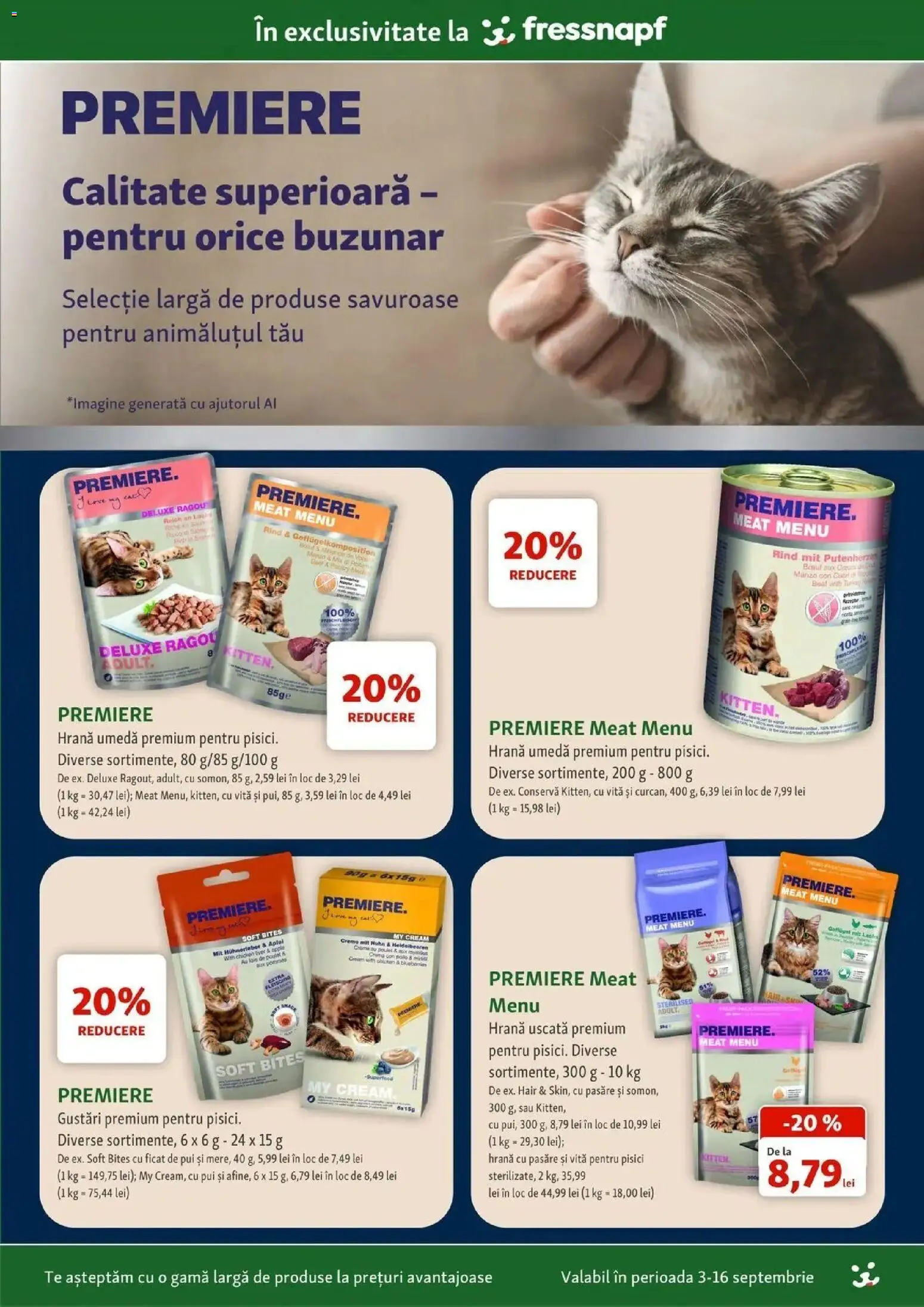 Fressnapf Catalog - Oferta 03.09.2026 - 16.09.2026 | Pagină: 9 | Produse: Vită, Premium, Pui, Deluxe
