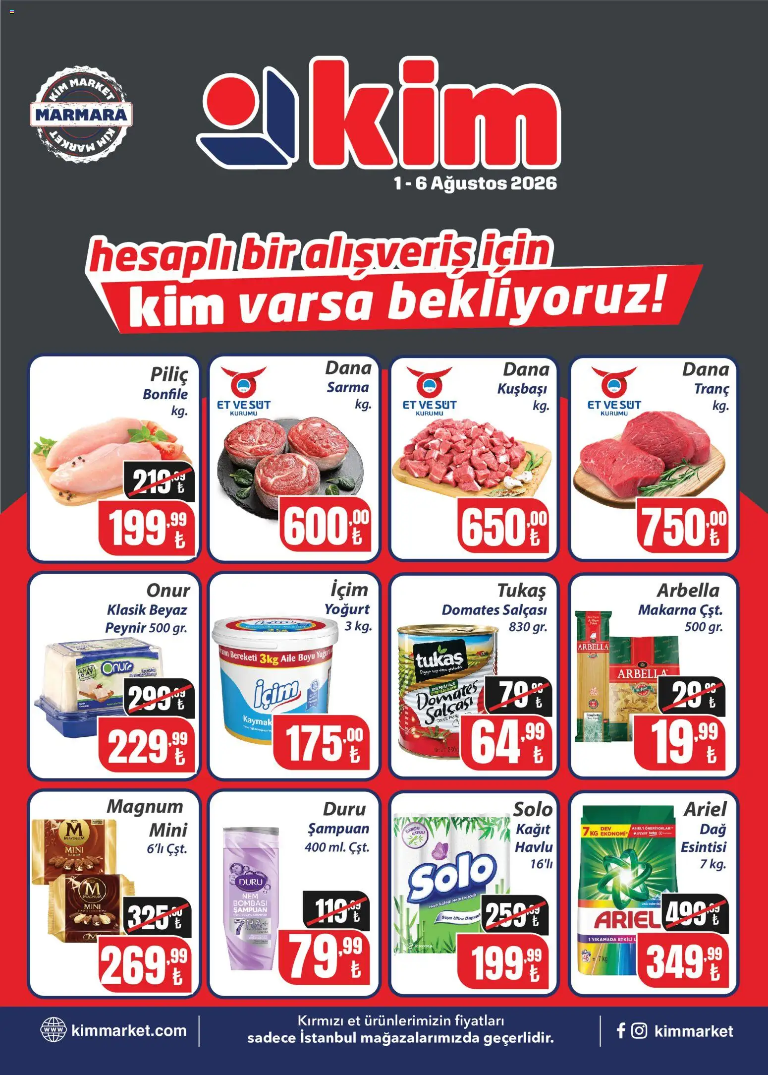 Kim Market Katalog - Marmara Insert - 01 Ağustos 2026 tarihinden itibaren geçerlidir | Sayfa: 1