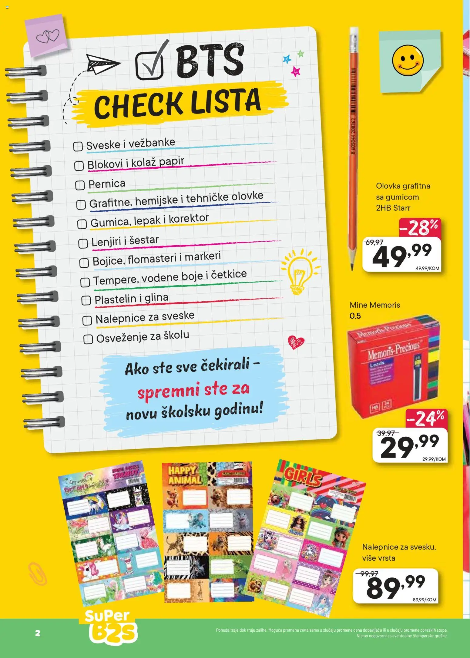 PerSu katalog - važi od 01.08.2026 | Strana: 2 | Proizvode: Korektor, Markeri