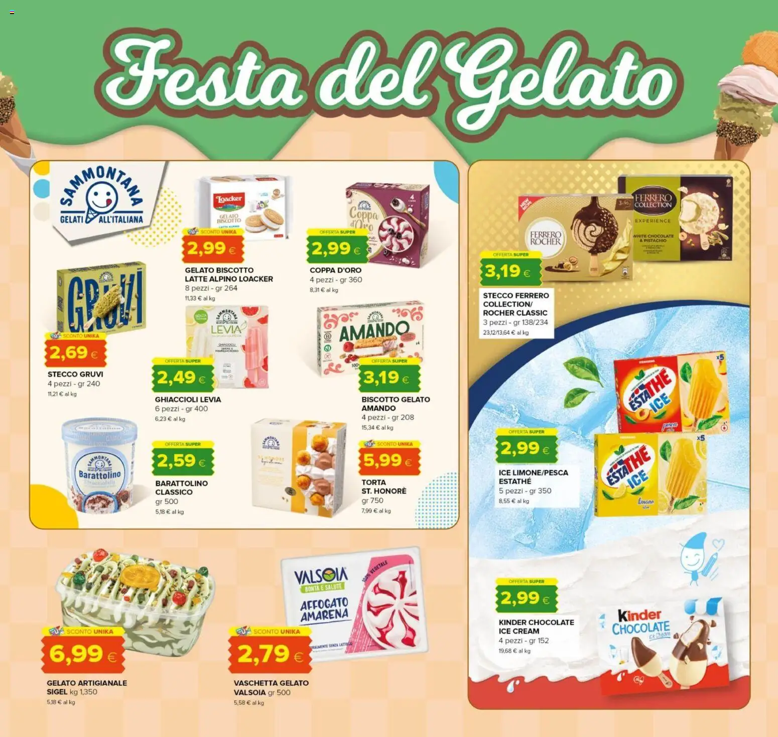 Volantino Tigre del 29/07/2026 | Pagina: 3 | Prodotti: Ghiaccioli, Gelato, Limone, Amarena