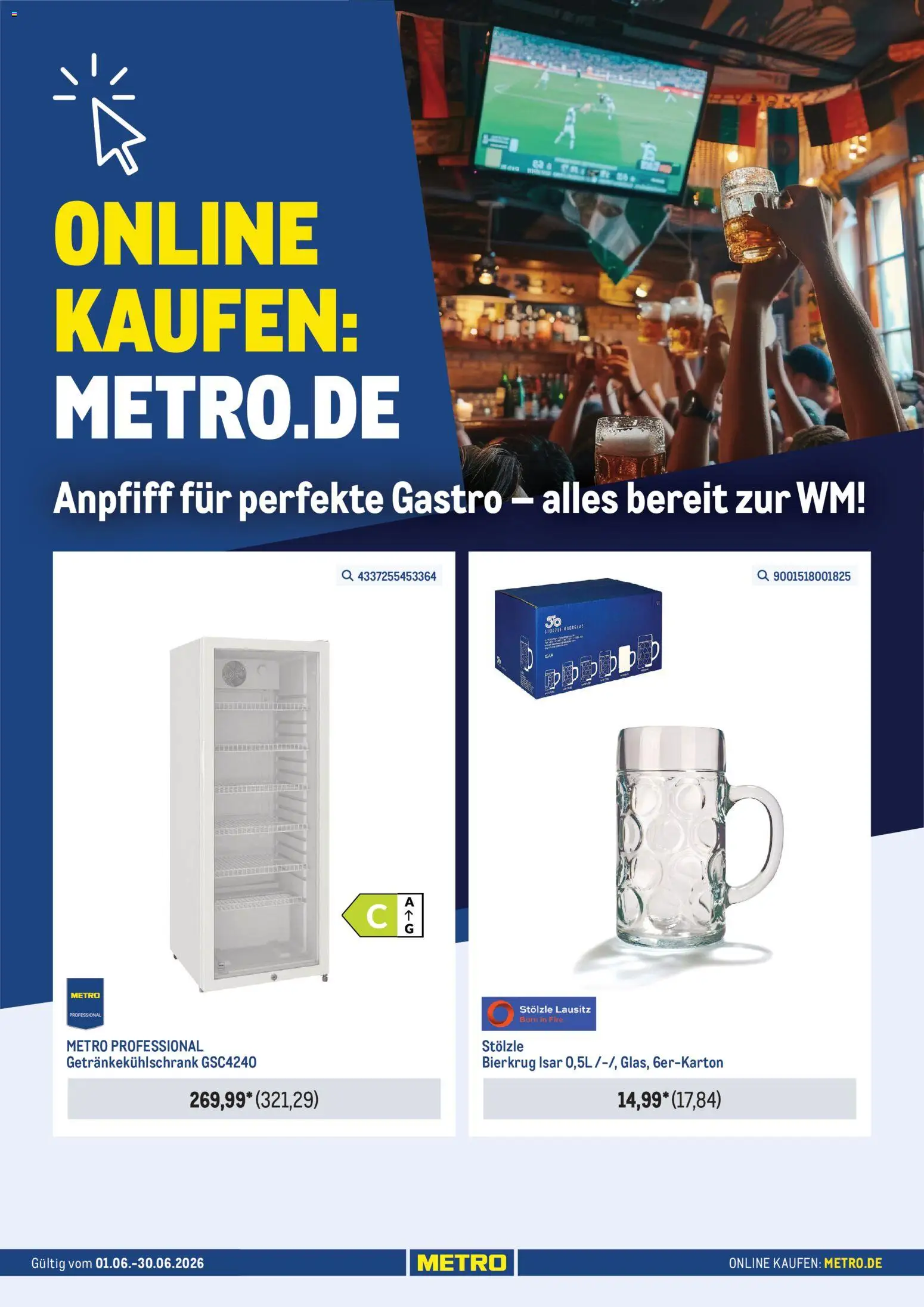 Metro Online Alles für die WM Vorbereitung – gültig ab 02.06.2026 | Seite: 1