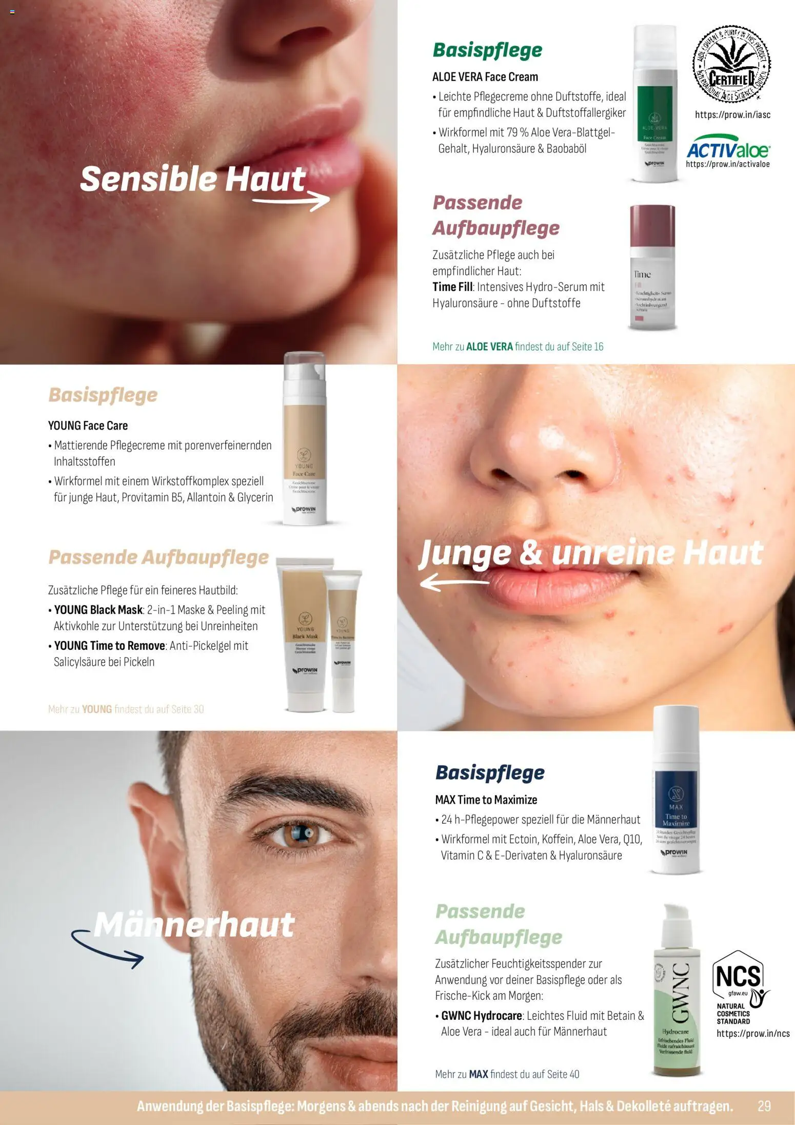 Katalog ProWin New Wellness April / September 2026 – gültig ab 01.04.2026 | Seite: 29 | Produkte: Maske, Peeling