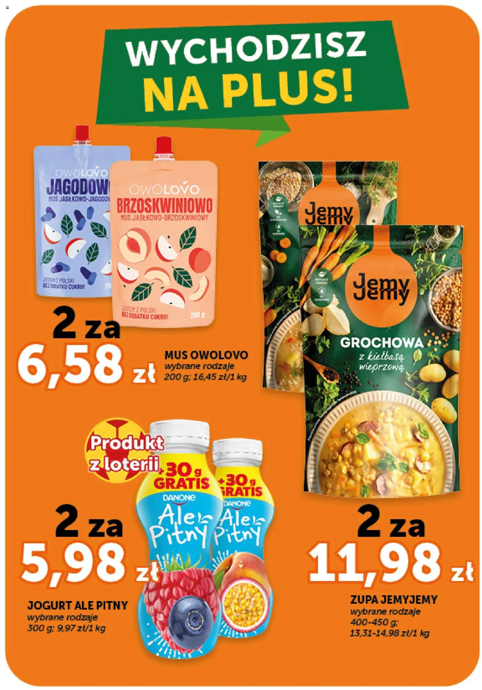 Groszek gazetka - Market od 16.07.2026 | Strona: 16 | Produkty: Kiełbasa, Zupa, Jogurt