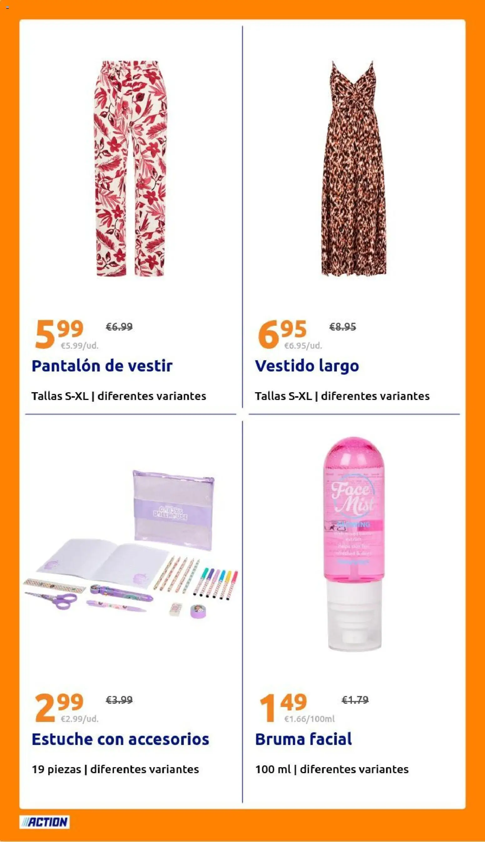 Action folleto │ válido desde el 22/07/2026 | Página: 26 | Productos: Vestido largo