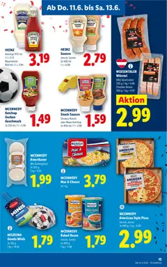 Lidl Flugblatt ab 11.06.2026 gültig | Seite: 17 | Produkte: Gurken, Mayonnaise, Salami, Pizza