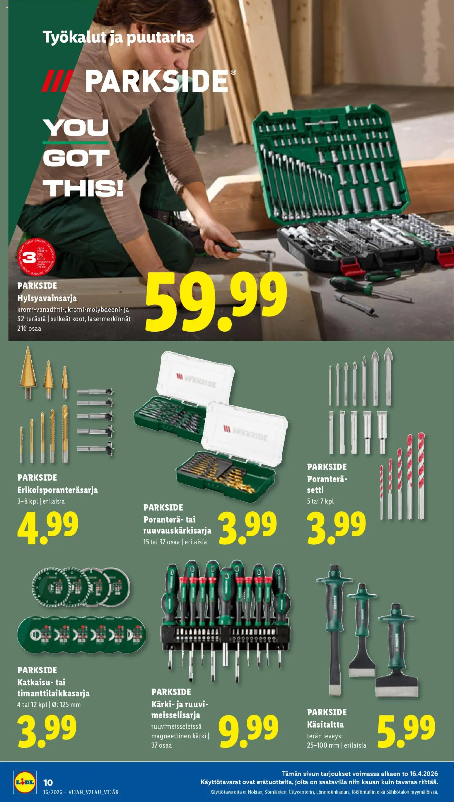 Lidl tarjoukset - Rovaniemi – voimassa 16.04.2026 alkaen | Sivu: 14 | Tuotteet: Poranterä