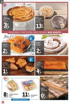 Vista previa E.Leclerc folleto válido desde el 17/06/2026 | Página: 20 | Productos: Queso, Zanahoria, Crema, Panadería