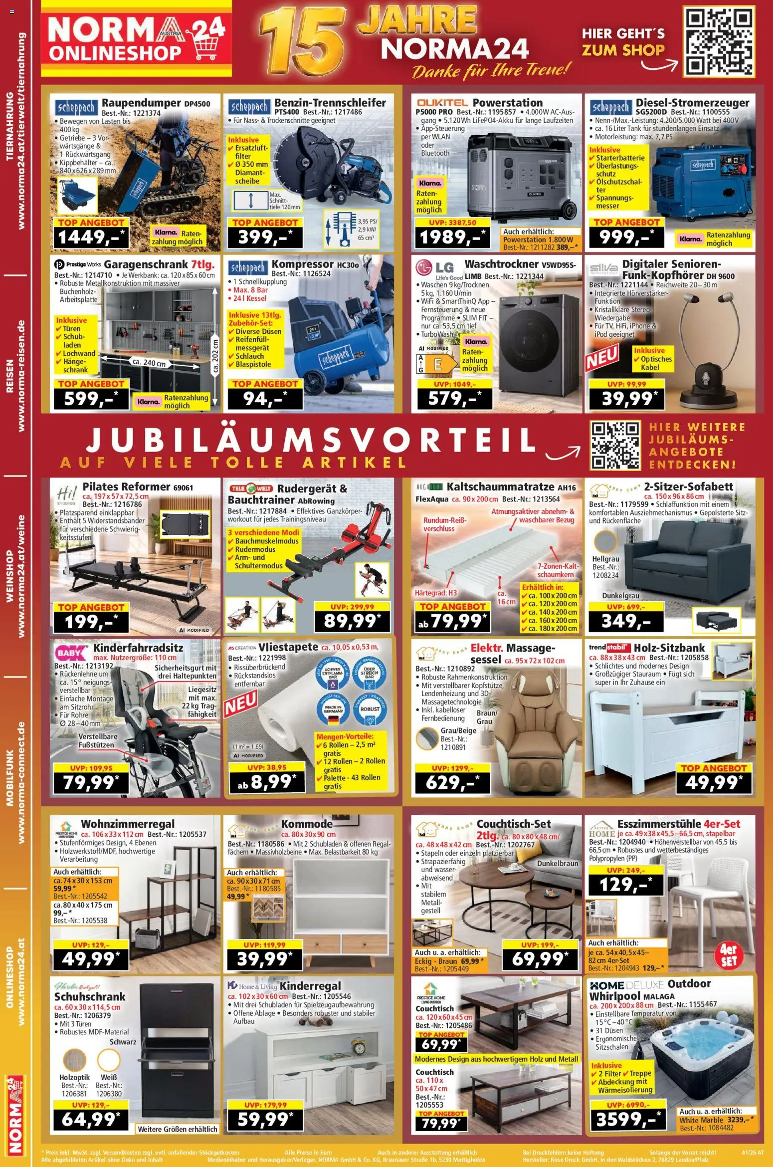 Norma Online shop gültig ab 05.10.2026 | Seite: 2 | Produkte: Wasser, Kommode, Schrank, Iphone