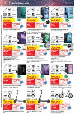 Pré-visualização Auchan - Vida no Exterior válido de 06.05.2026 | Página: 33 | Produtos: Smartphone, Smartwatch, Bicicleta, Trotinete