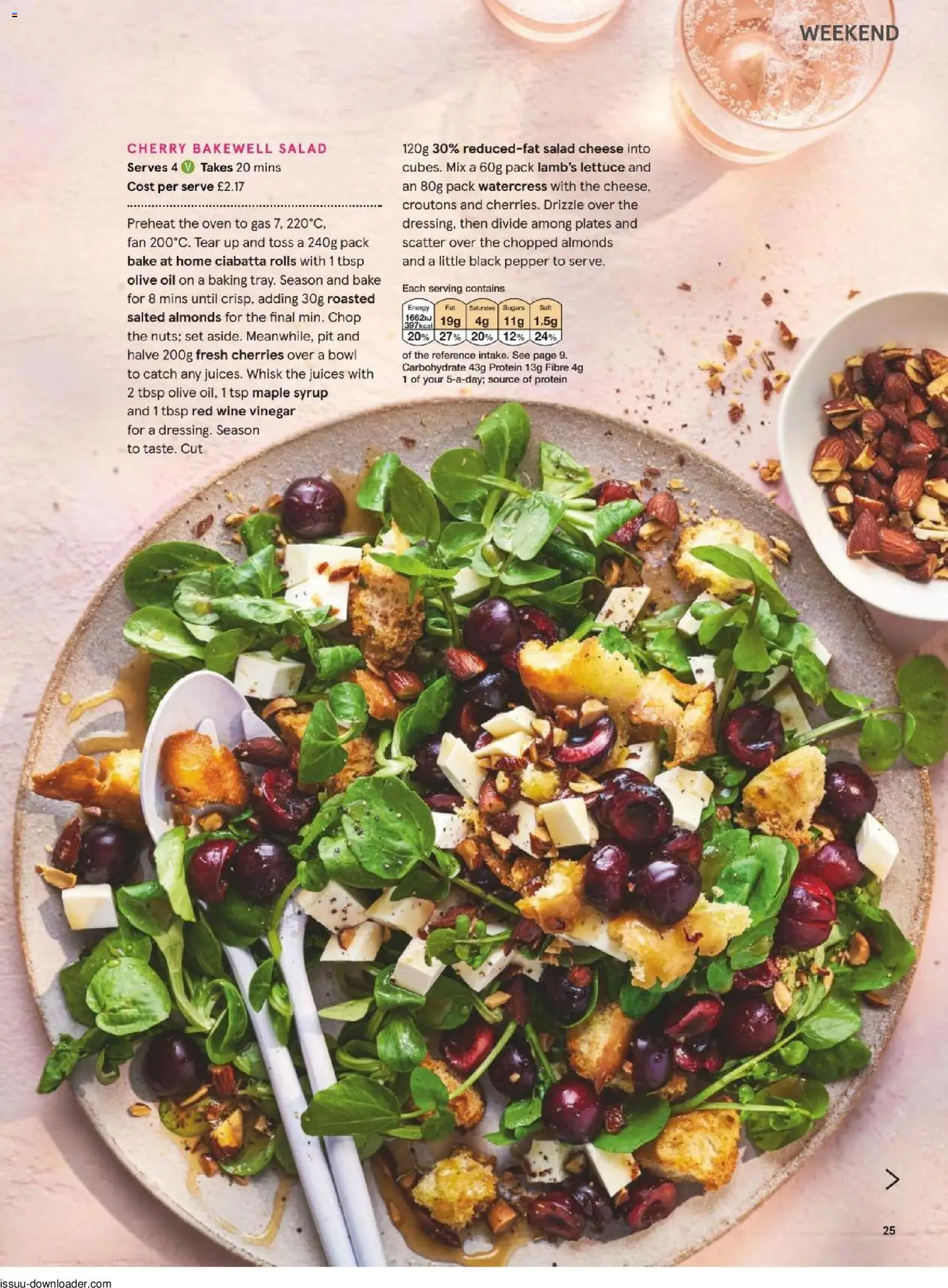 {H1} | Page: 25 | Products: Starting Blocks, Cheese, Almonds, Pepper