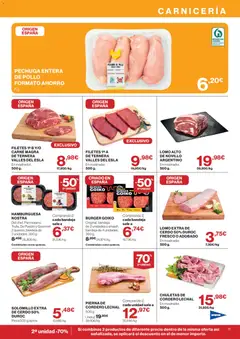 Vista previa Hipercor catálogo válido desde el 24/09/2026 | Página: 11 | Productos: Chuletas de cordero, Lomo, Hamburguesa, Bandeja