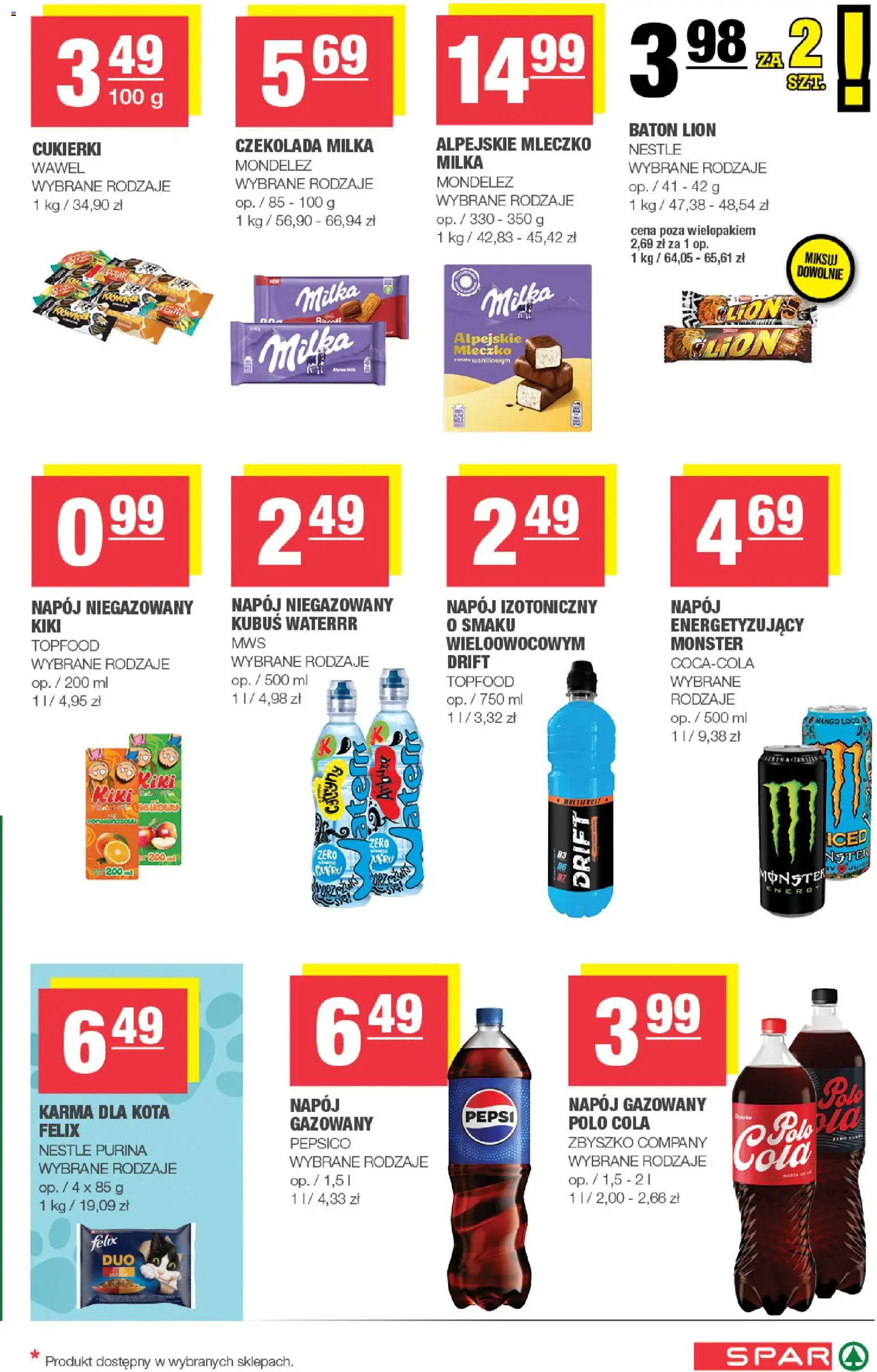 Spar gazetka od 26.08.2026 | Strona: 7 | Produkty: Mango, Milka, Baton, Karma