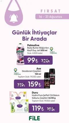 16 Ağustos 2026 tarihinden itibaren geçerli olan File Market kataloğu önizlemesi