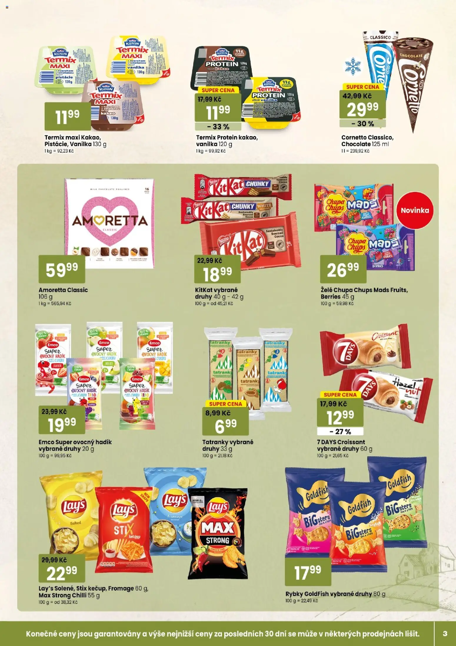 Tempo leták od 09.09.2026 | Strana: 3 | Produkty: Chilli, Croissant, Lay's, Kakao