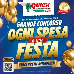 Anteprima del volantino SISA volantino Quick valido a partire dal 24/09/2026