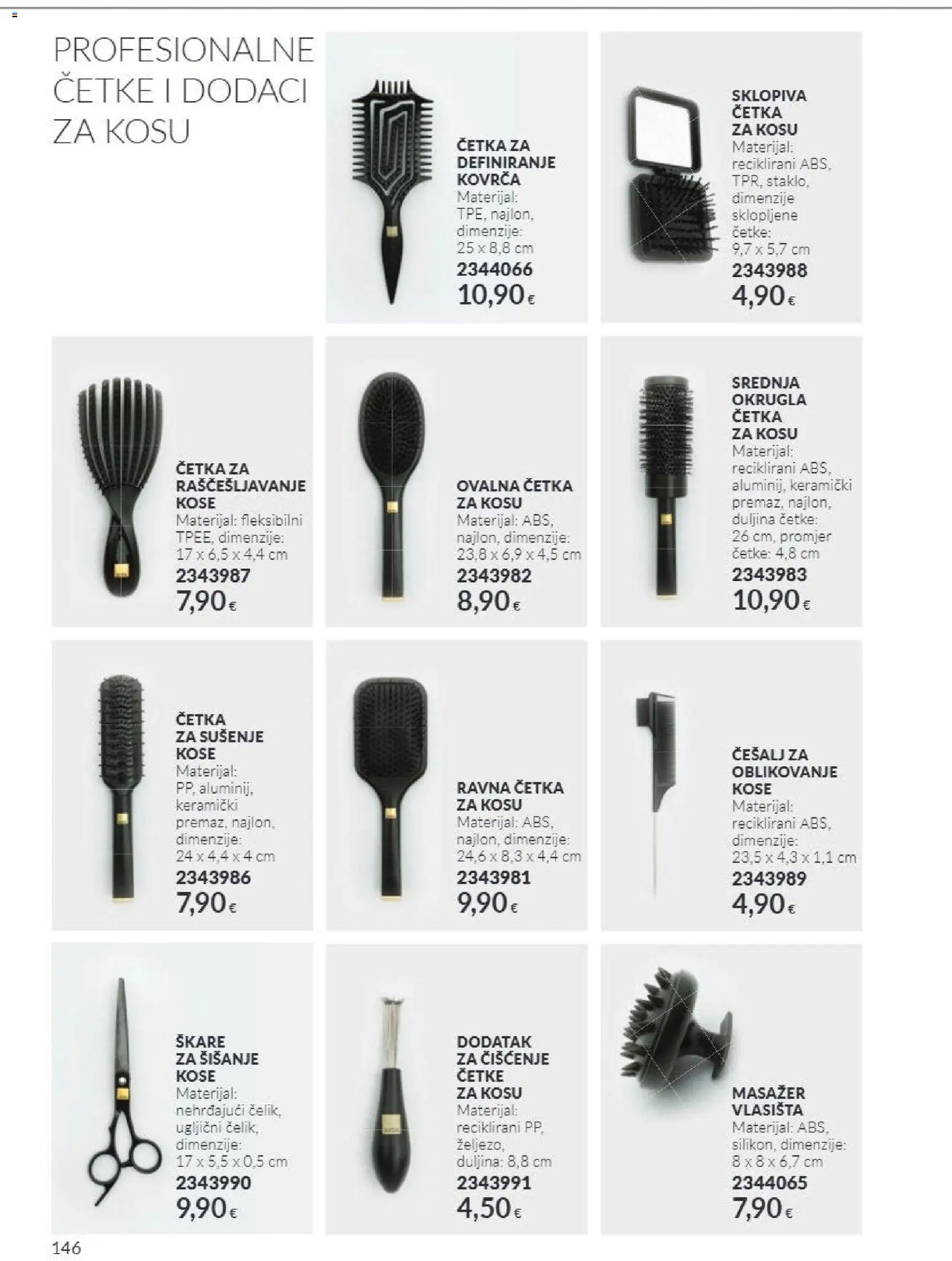 Avon katalog | vrijedi od 01.11.2026 | Stranica: 146 | Proizvodi: Četka, Škare, Četka za kosu