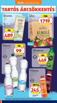 ALOE VERA ITAL, 500 ml/palack - amely érvényes a következő dátumtól: 03.05.2026 | Oldal: 70