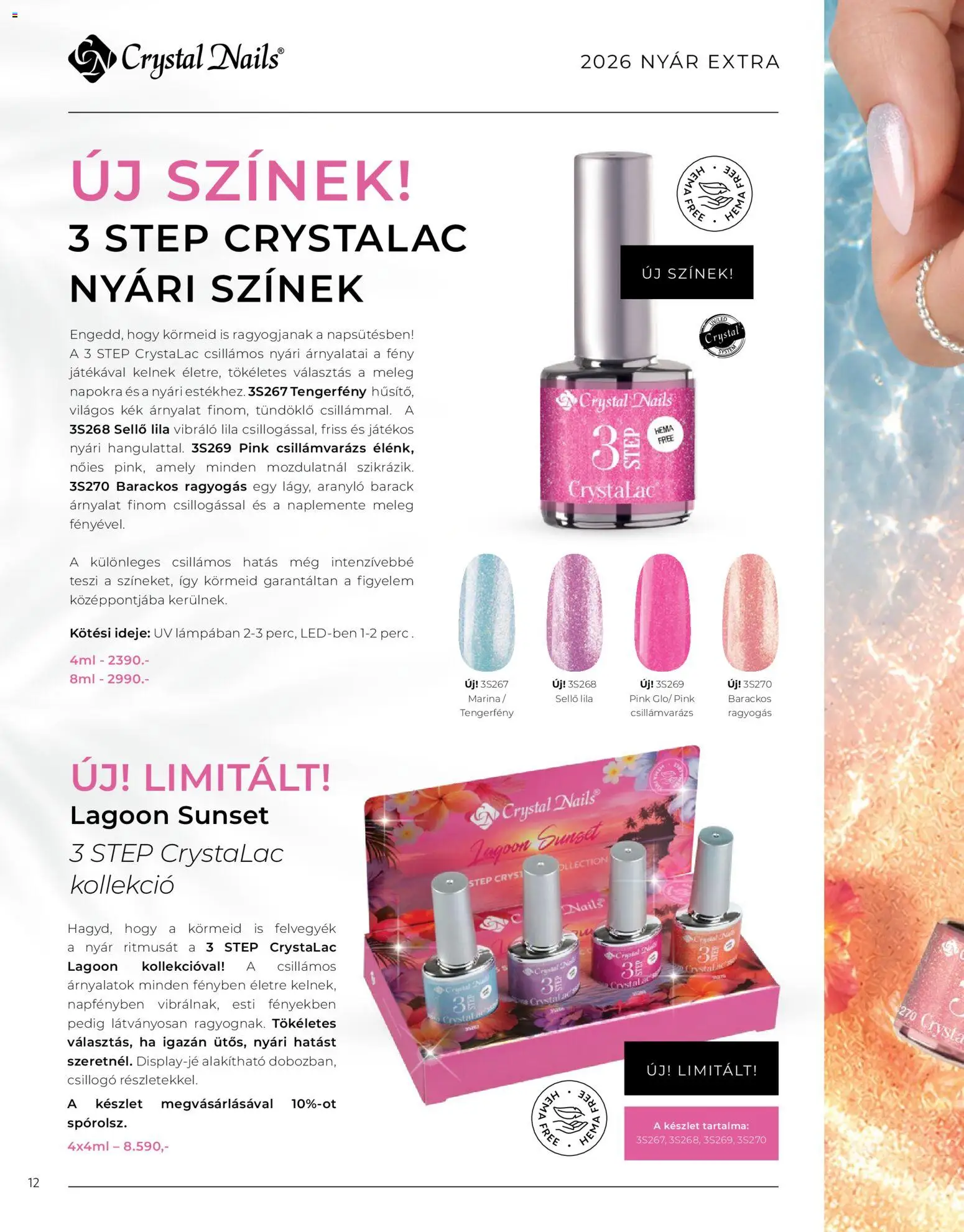 Crystal Nails akciós ujság - amely érvényes a következő dátumtól: 08.06.2026 | Oldal: 12