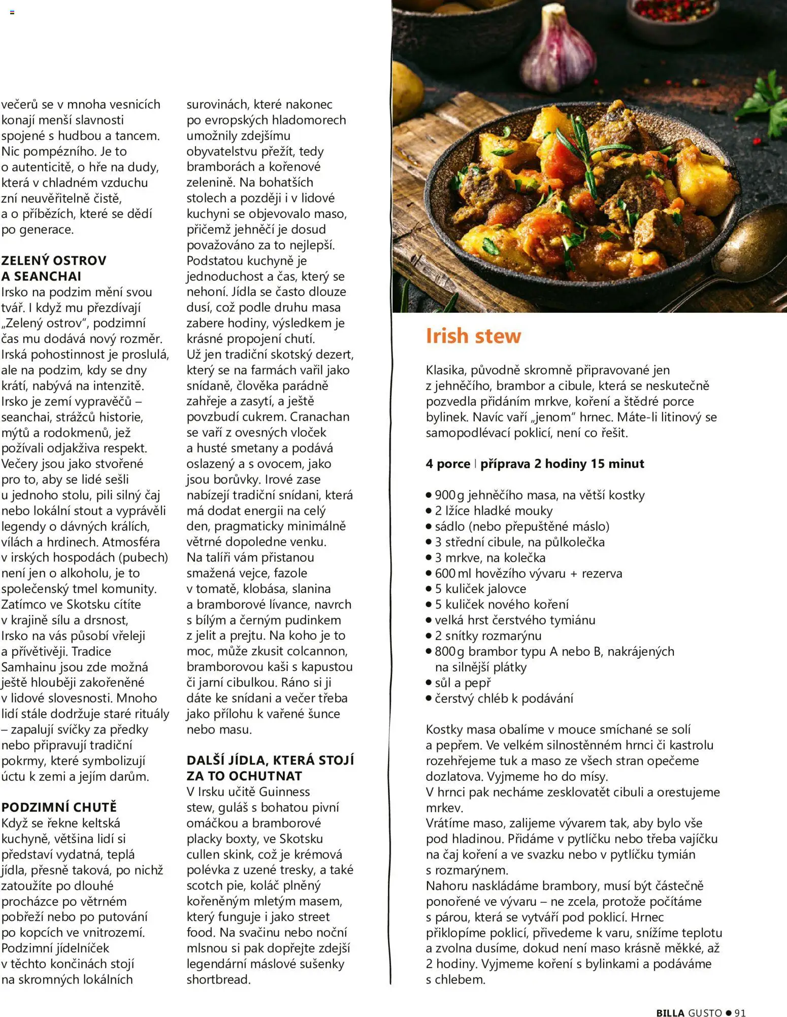 Billa leták - Gusto: Podzim 2026 od 01.09.2026 | Strana: 91 | Produkty: Přepuštěné máslo, Fazole, Kostky, Kuchyně