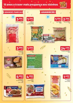 Pré-visualização Amanhecer folheto válido de 08/10/2026 | Página: 6 | Produtos: Batata, Asas de frango, Bacalhau, Pão