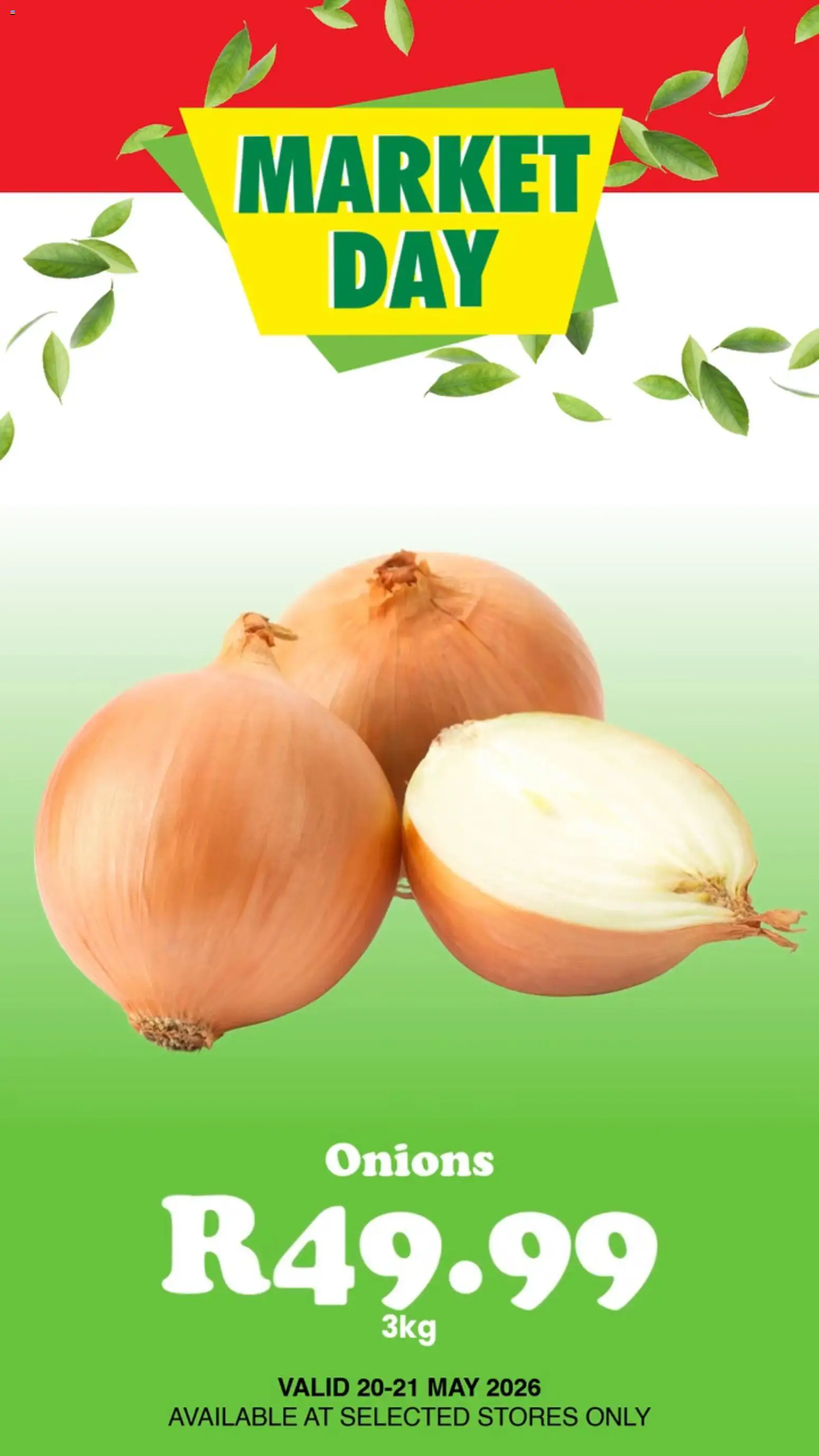 New Check Save catalogue – valid from 20.05.2026 | Page: 4 | Products: Onions