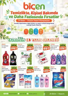 21 Ekim 2026 tarihinden itibaren geçerli olan Biçen Market kataloğu önizlemesi