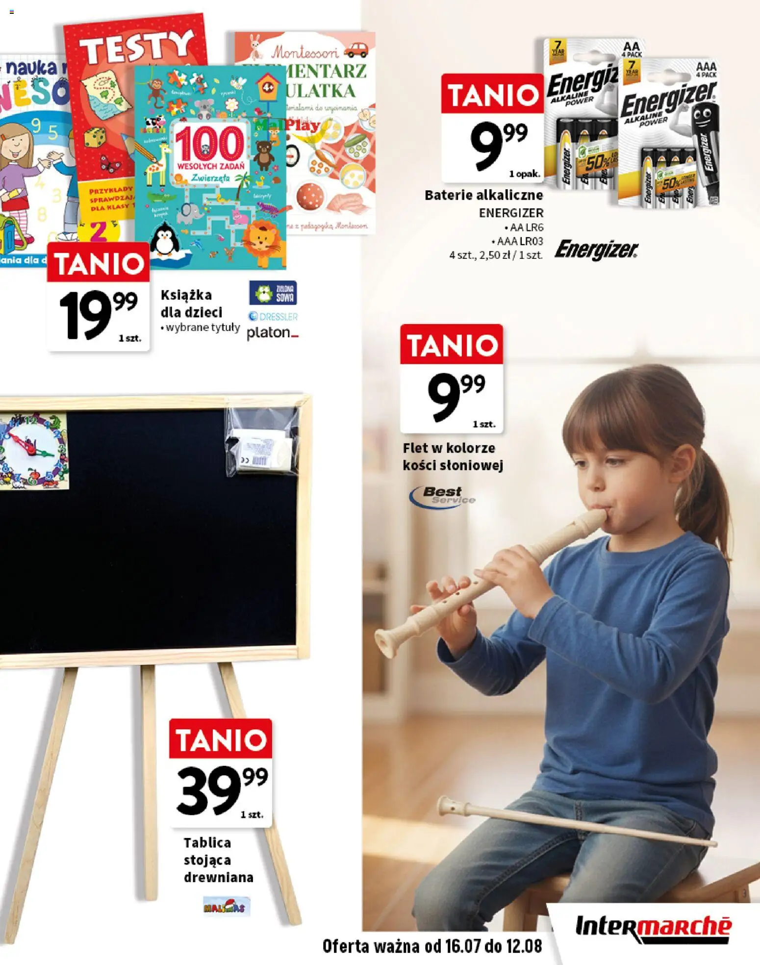 Intermarche gazetka - Szkolna wyprawka w super cenach od 16.07.2026 | Strona: 11 | Produkty: Baterie