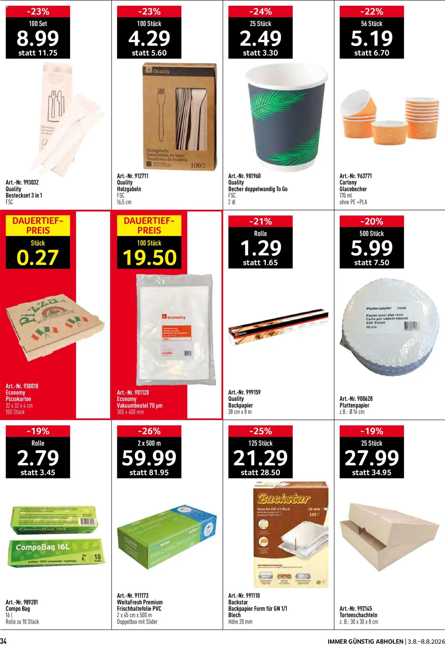 Prodega aktionen – gültig ab 03.08.2026 | Seite: 34