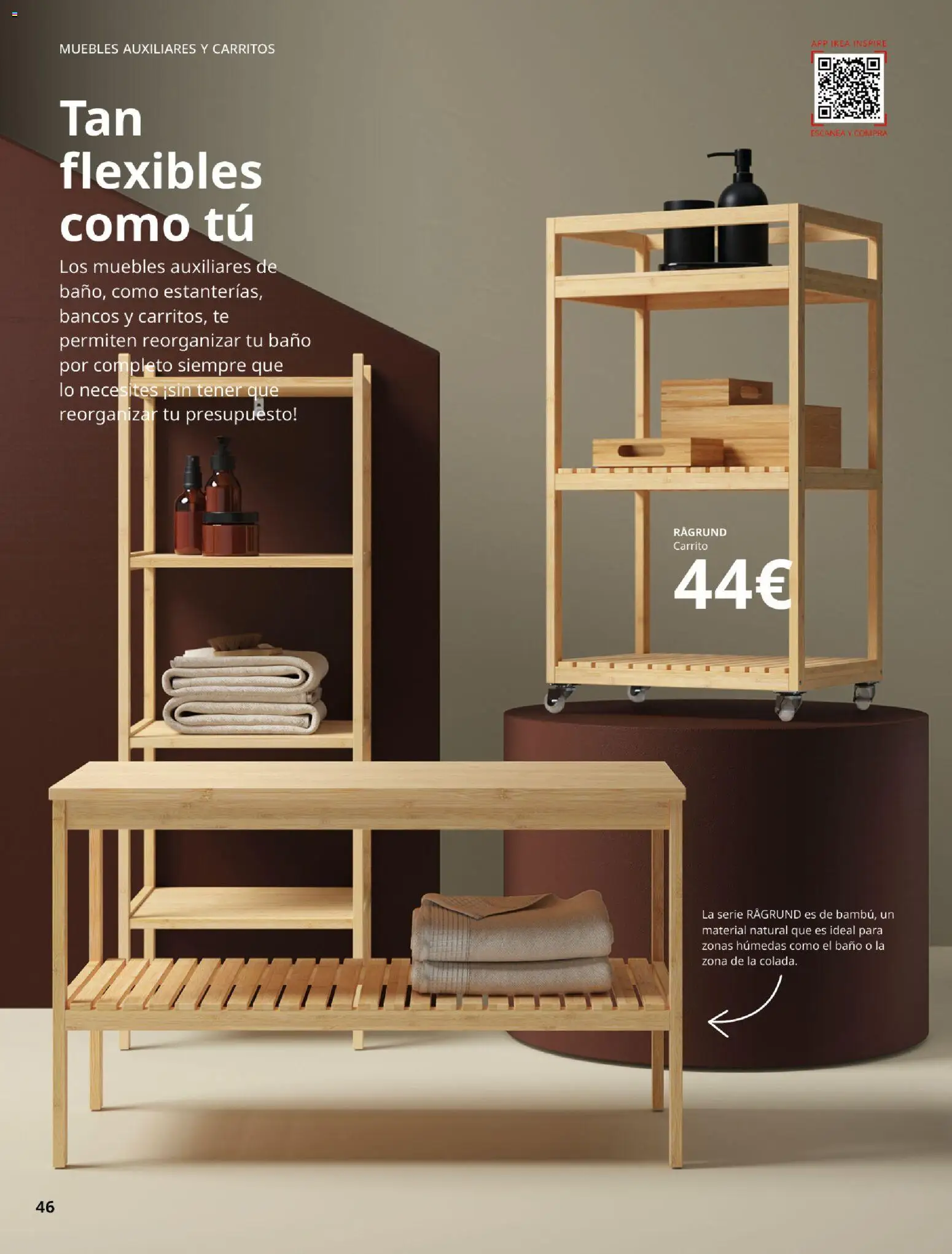 Catálogo IKEA Baños │ válido desde el 01.02.2026 | Página: 46 | Productos: Té, Muebles, Baño