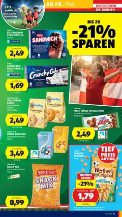 Hofer AT akciós újság - amely érvényes a következő dátumtól: 19.06.2026 | Oldal: 15 | Termékek: Popcorn