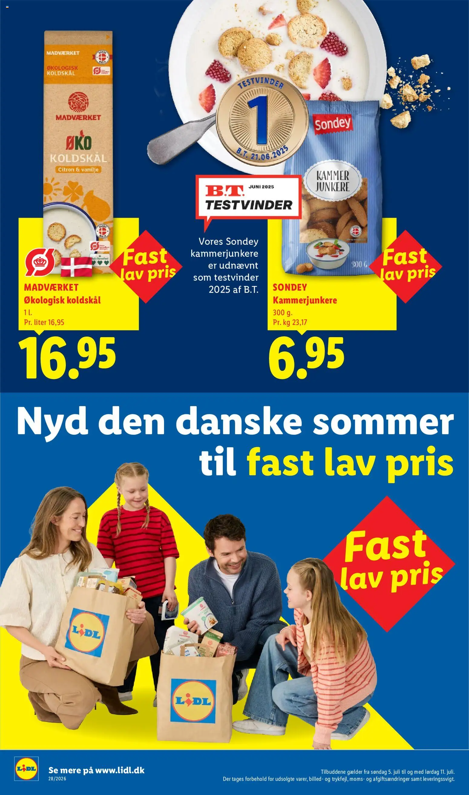 Lidl tilbudsavis – gyldig fra 05/07/2026 | Side: 32 | Produkter: Koldskål, Cookies, Vanilje, Søm