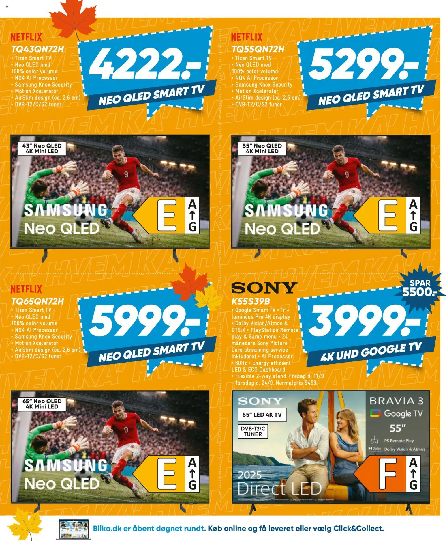 Bilka tilbudsavis – gyldig fra 11/09/2026 | Side: 27 | Produkter: Processor, Smart TV, TV, Playstation