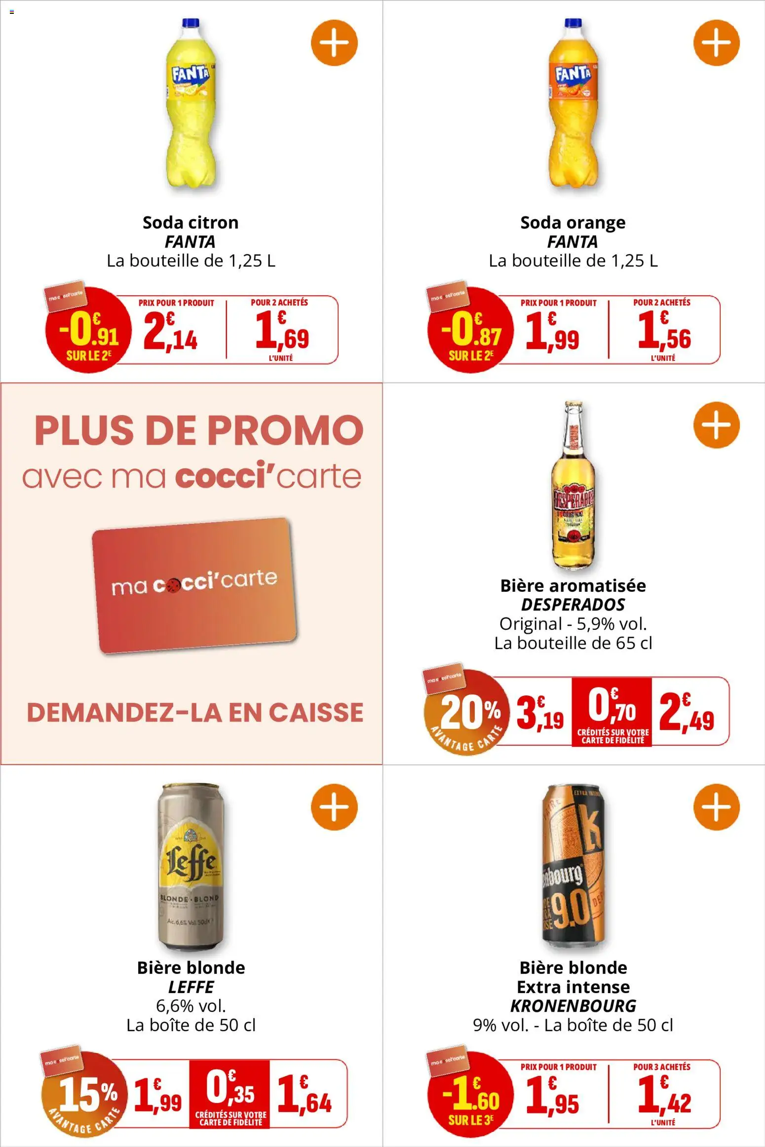 {H1} | Page: 21 | Produits: Desperados, Orange, Bière blonde, Bière
