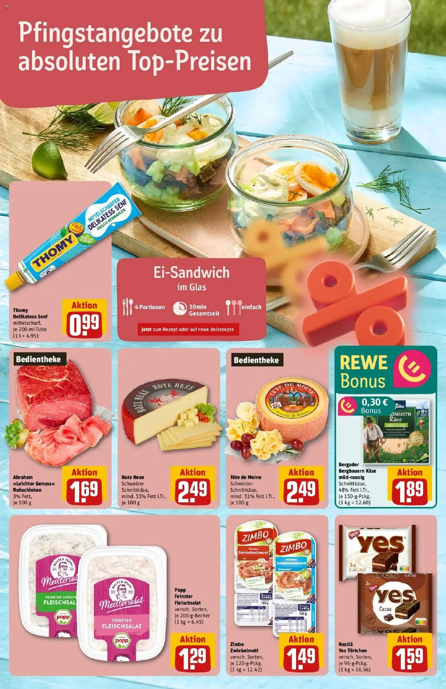 Rewe Prospekt Herten – gültig ab 17.05.2026 | Seite: 14 | Produkte: Käse, Schinken