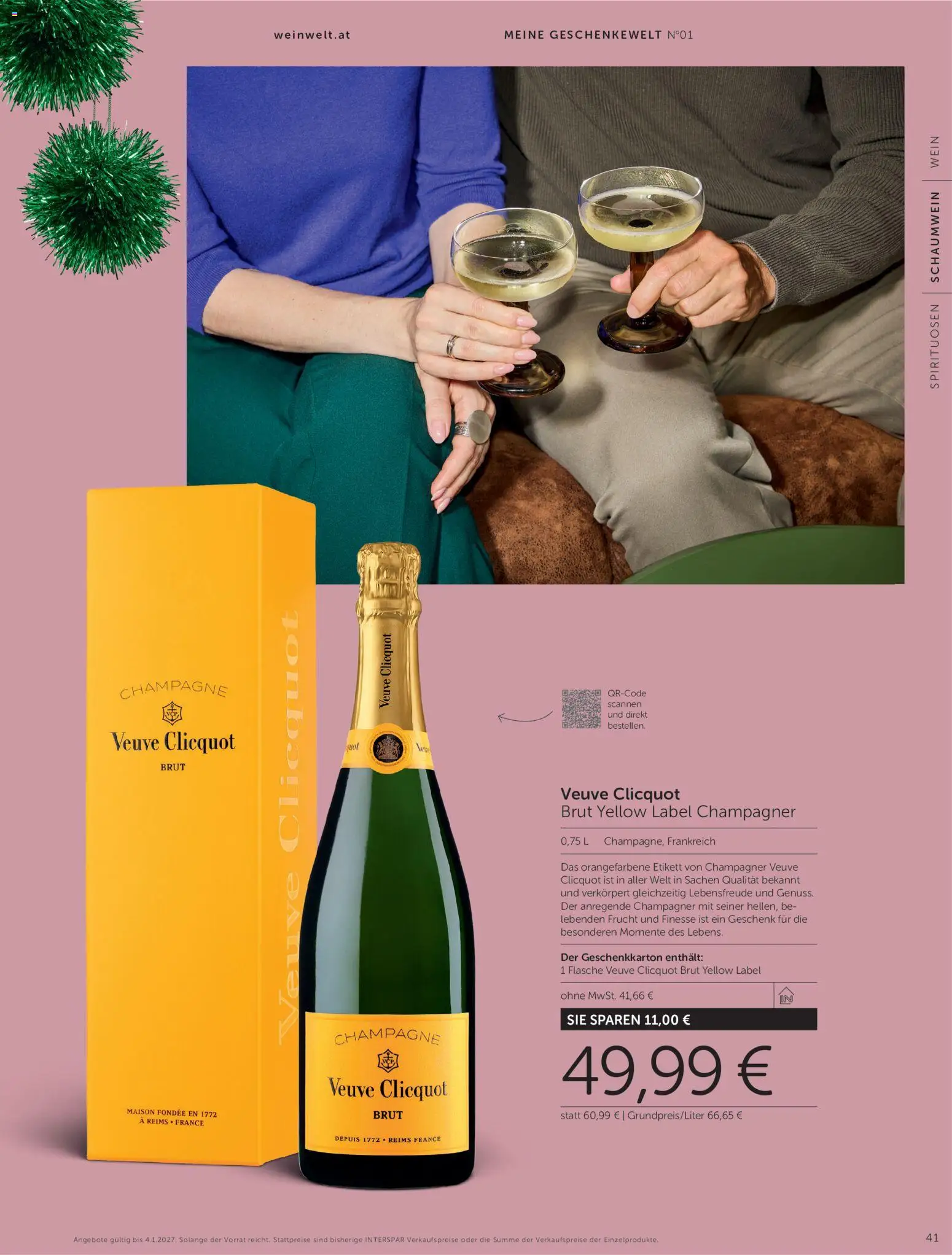 Interspar GESCHENKE WELT gültig ab 13.10.2026 | Seite: 41 | Produkte: Wein
