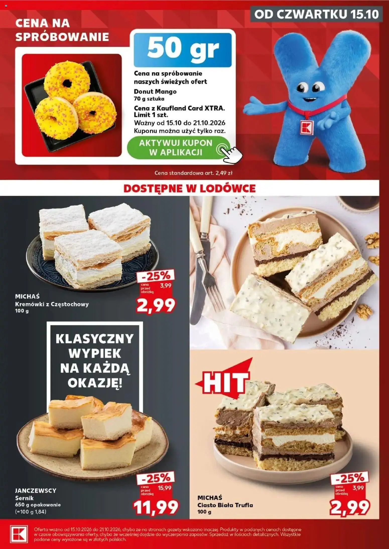 Kaufland gazetka - Super sobota od 17.10.2026 - od jutra PDF | Strona: 19 | Produkty: Ciasto, Gazety, Wypiek, Donut