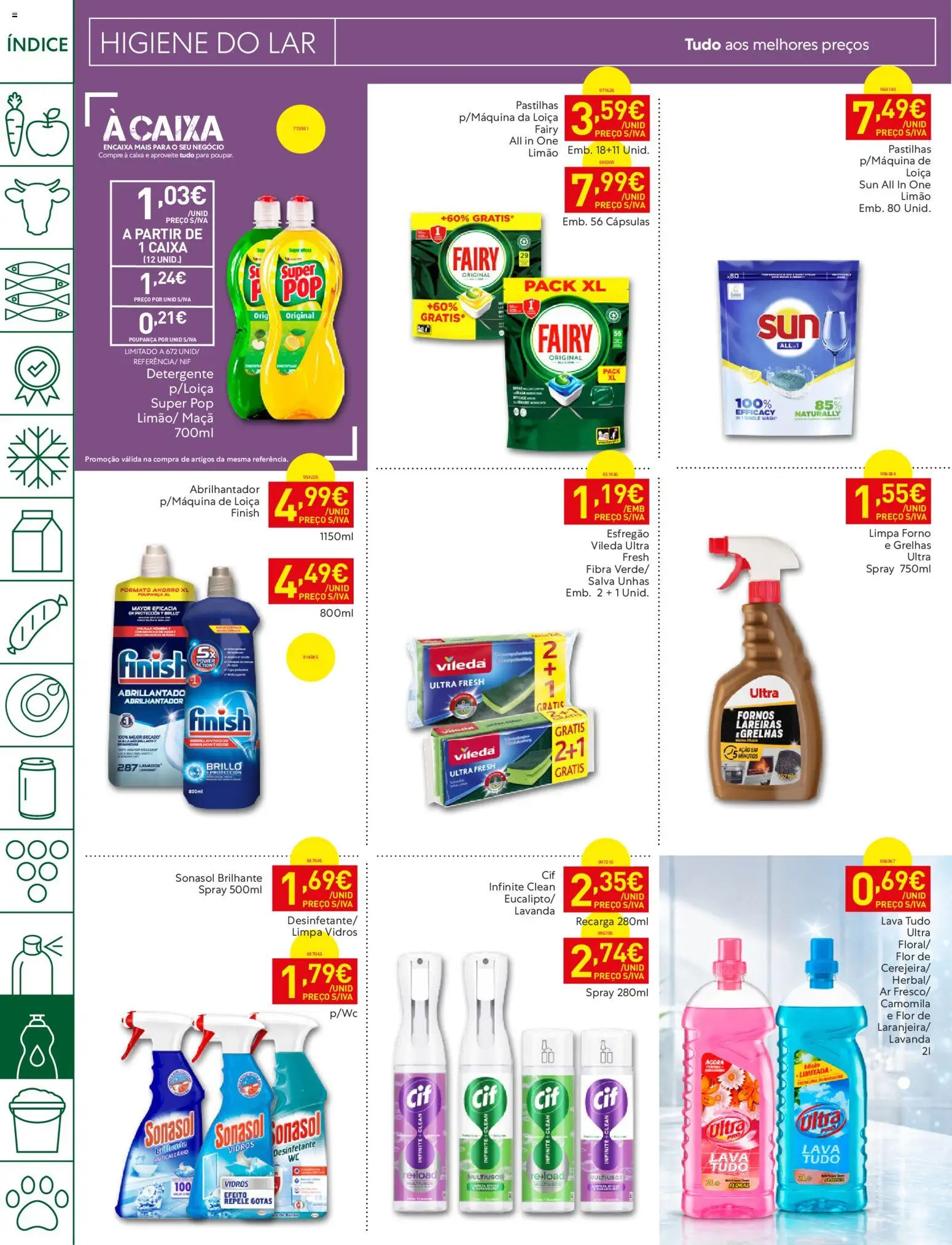 Recheio folheto │ válido de 18/08/2026 | Página: 34 | Produtos: Esfregão, Forno, Abrilhantador, Cápsulas