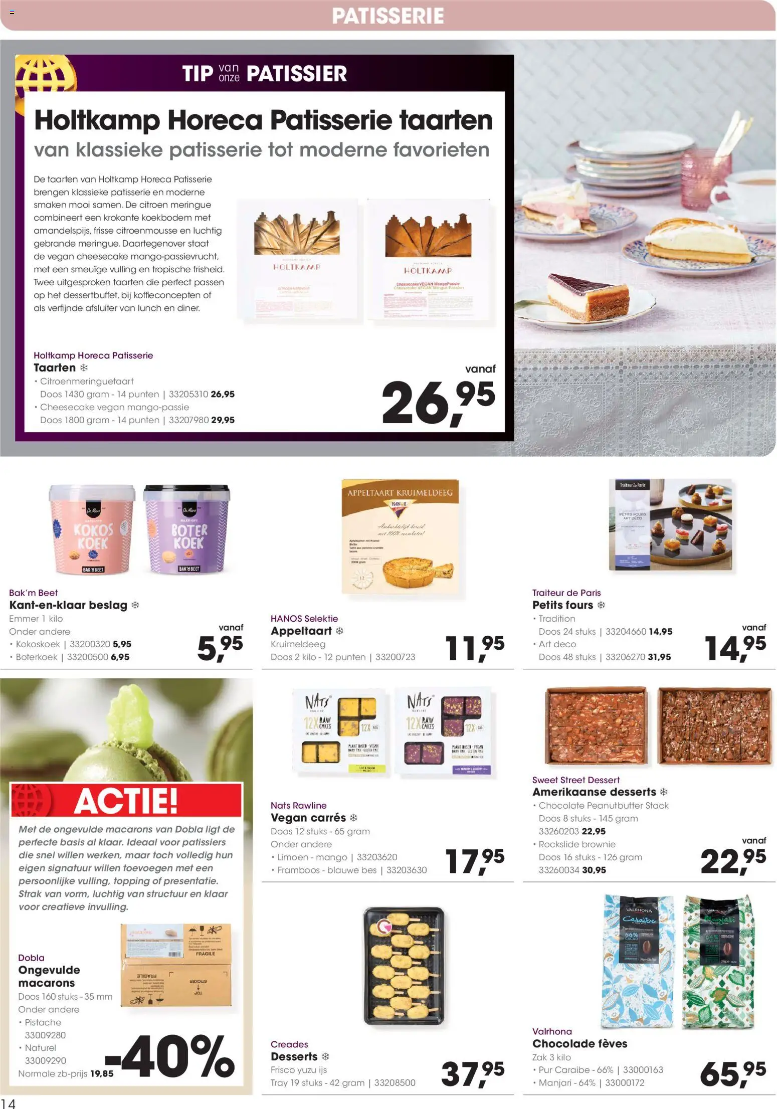{H1} | Pagina: 14 | Producten: Limoen, Citroen, Chocolade, Appeltaart