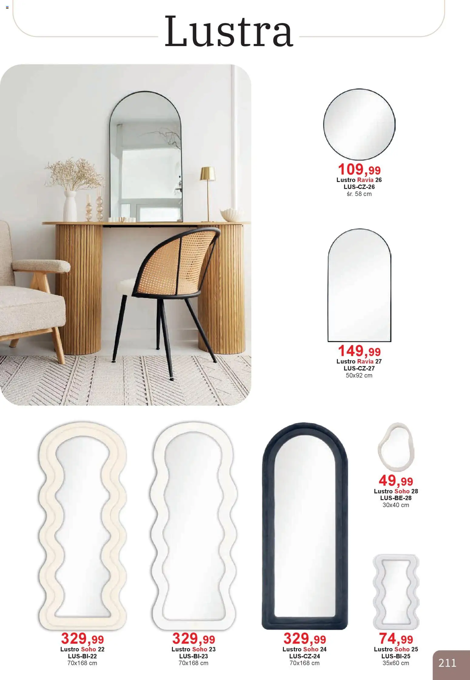 Bodzio Katalog od 01.04.2026 | Strona: 211 | Produkty: Lustro