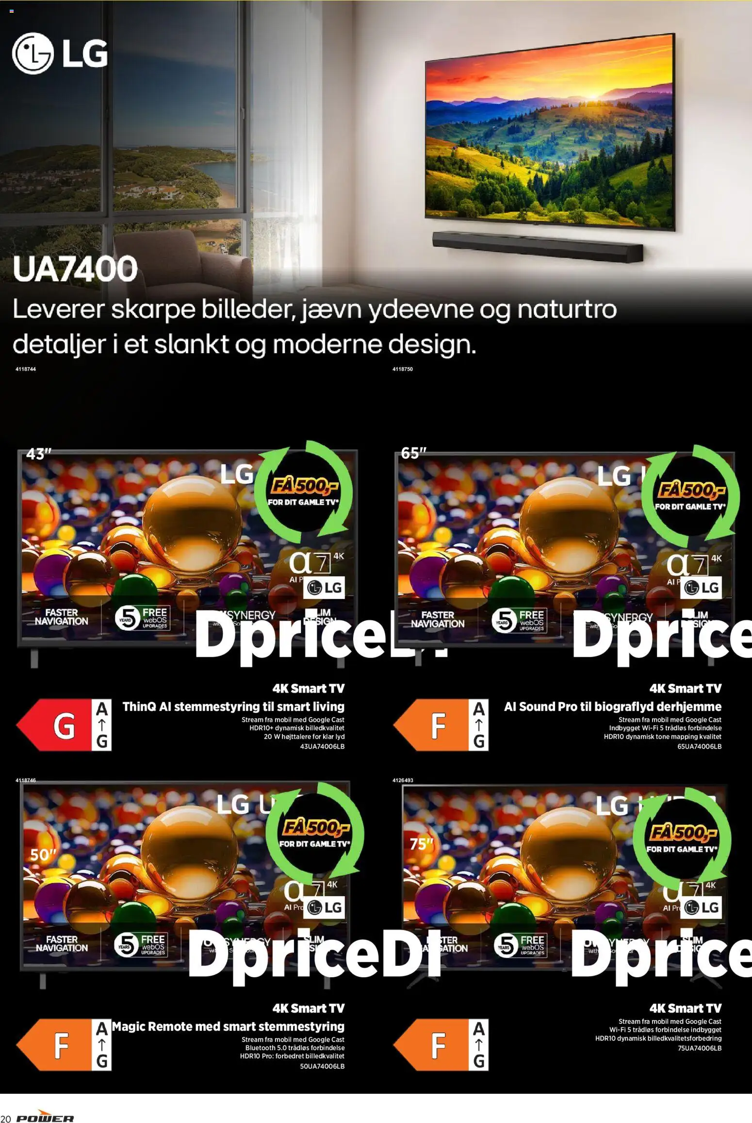 Power tilbudsavis – gyldig fra 03/07/2026 | Side: 20 | Produkter: Smart TV, TV, Lyd, Navigation