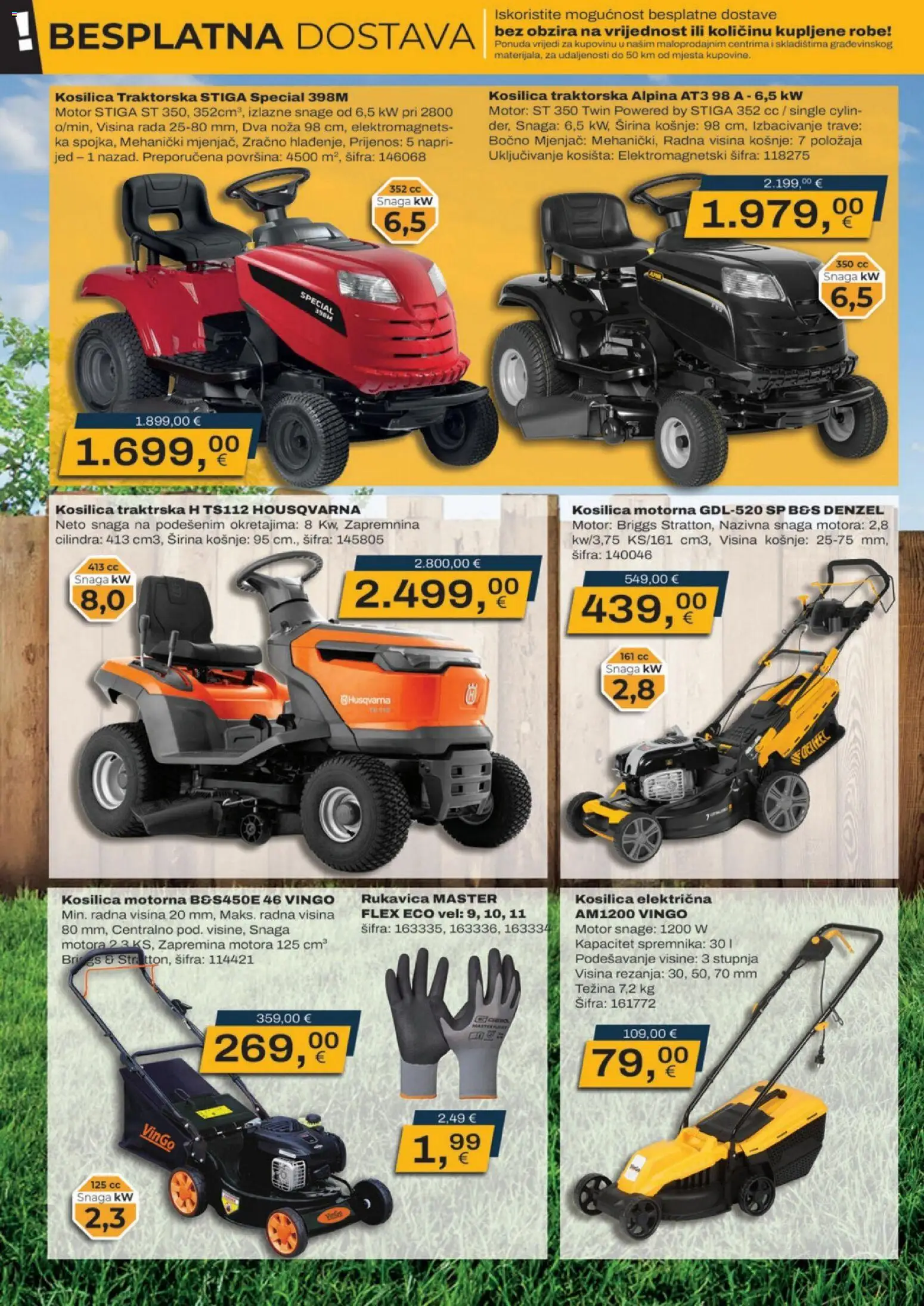 Vinkoprom katalog | vrijedi od 16.03.2026 | Stranica: 12 | Proizvodi: Kosilica