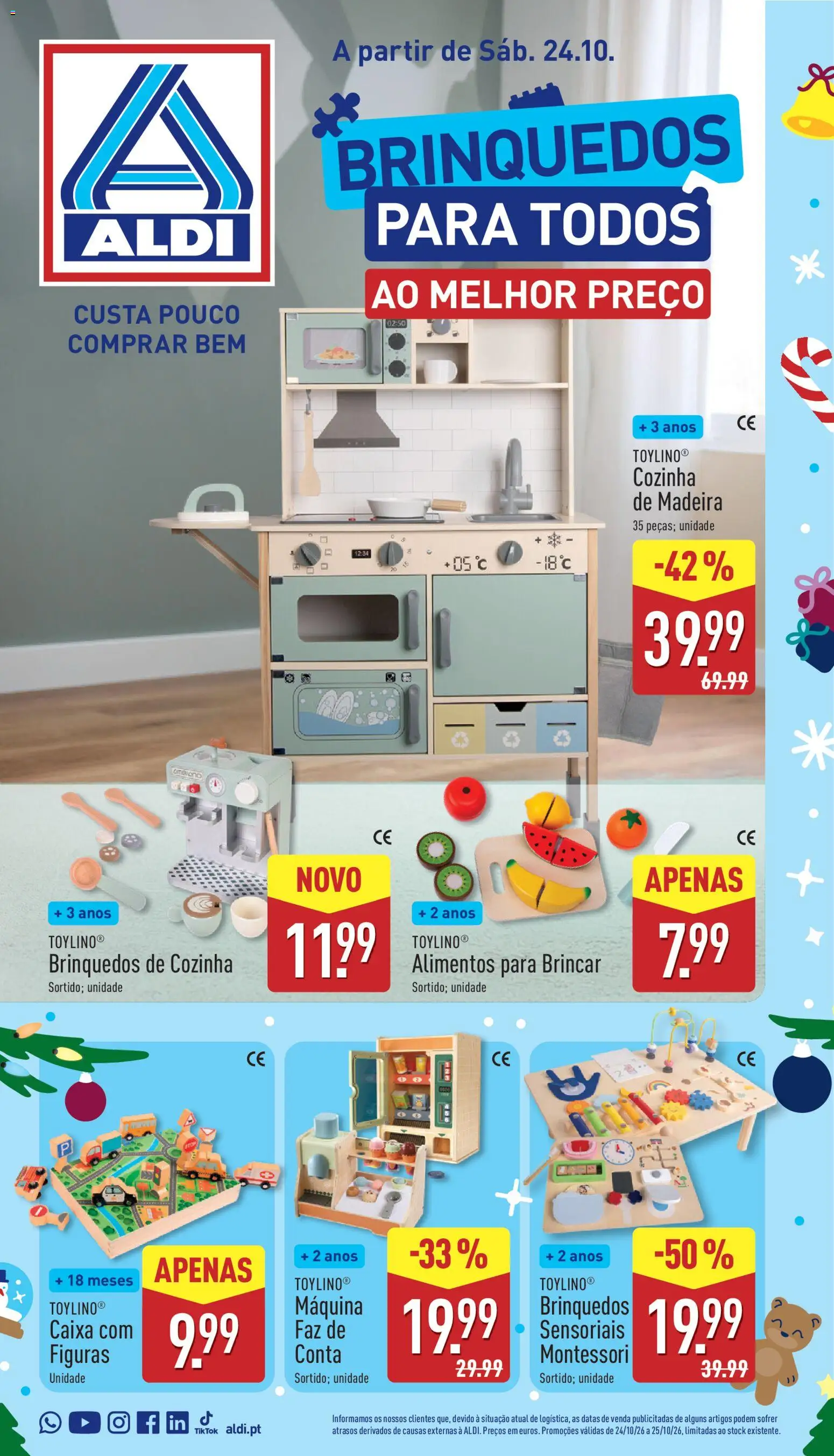 Aldi folheto │ válido de 24/10/2026 | Página: 1 | Produtos: Caixa, Brinquedos