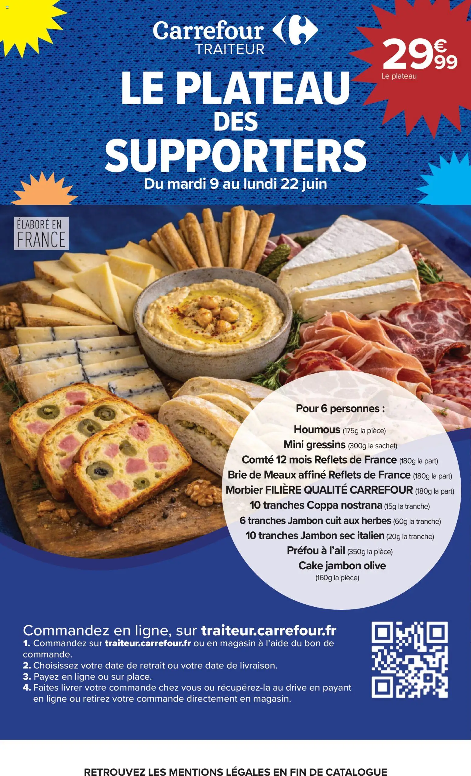 {H1} | Page: 12 | Produits: Olive, Plateau, Jambon, Brie