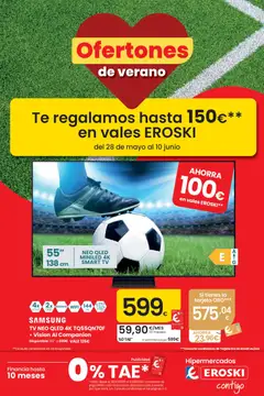 Vista previa Eroski Ofertones de verano válido desde el 28.05.2026