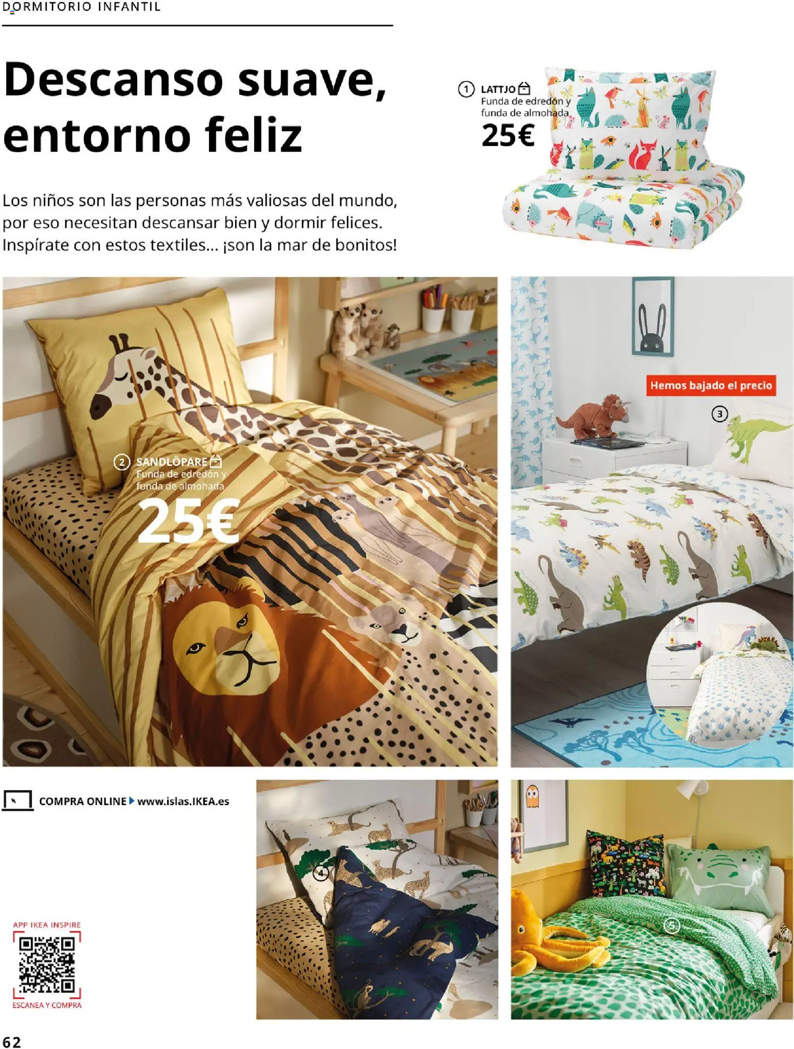Catálogo IKEA Accesorios y decoración │ válido desde el 01/02/2026 | Página: 62 | Productos: Edredón, Funda, Almohada