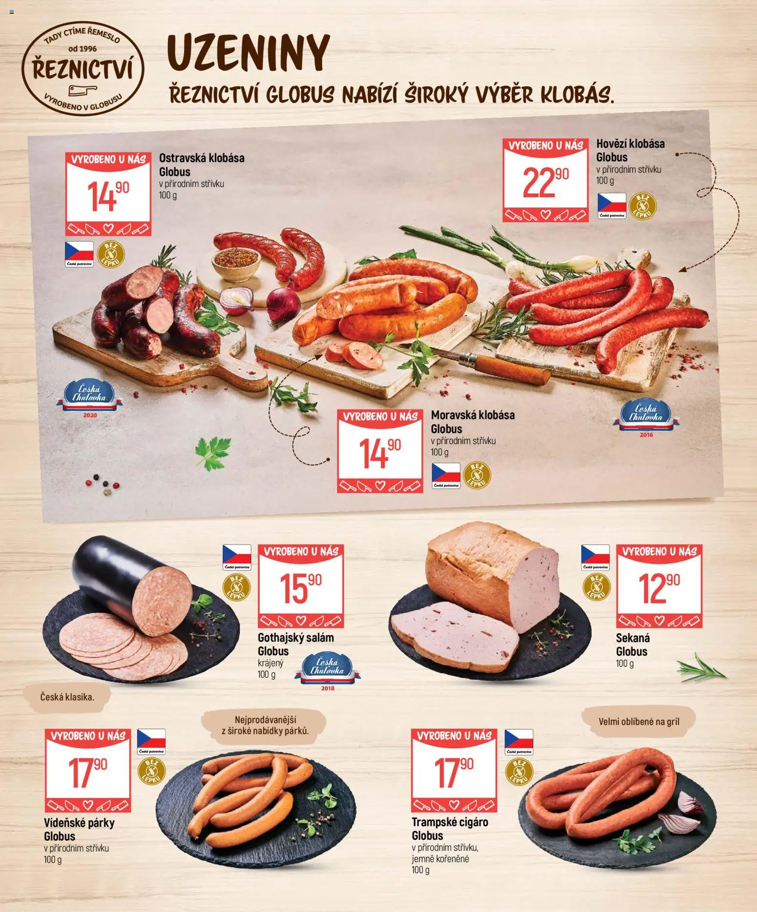 Globus leták - Řeznictví od 16.09.2026 | Strana: 6