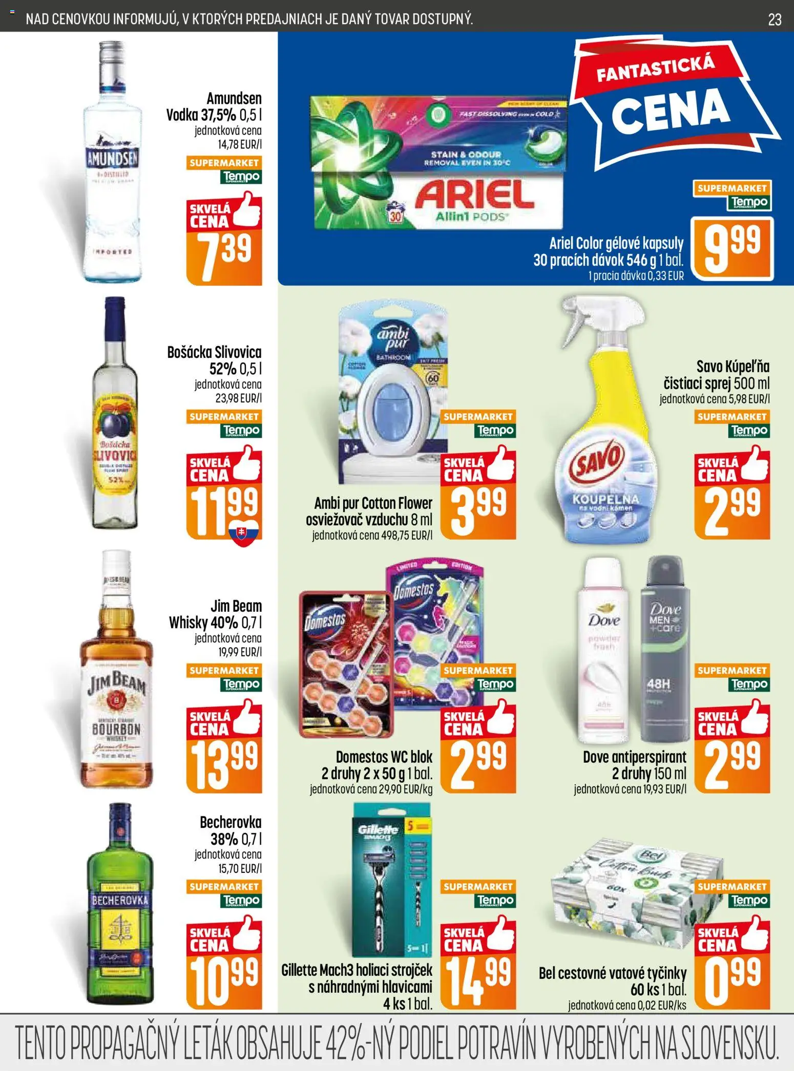 Nové COOP Jednota akcie – leták je platný od 28.05.2026 | Strana: 23 | Produkty: Osviežovač vzduchu, Strojček, Holiaci strojček