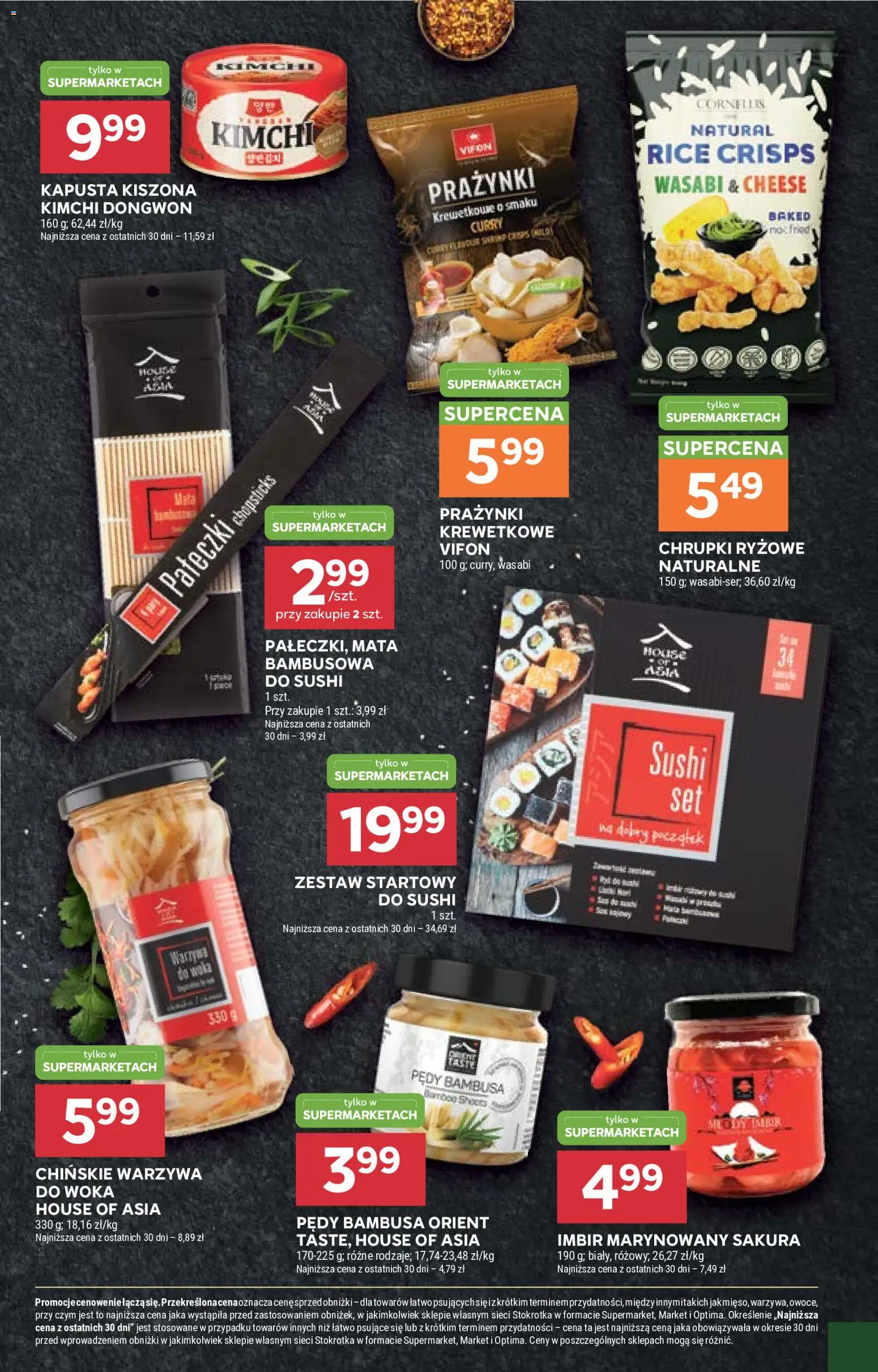 Stokrotka gazetka - Azja od Kuchni od 03.09.2026 | Strona: 8 | Produkty: Pędy bambusa, Stokrotka, Mata bambusowa, Warzywa