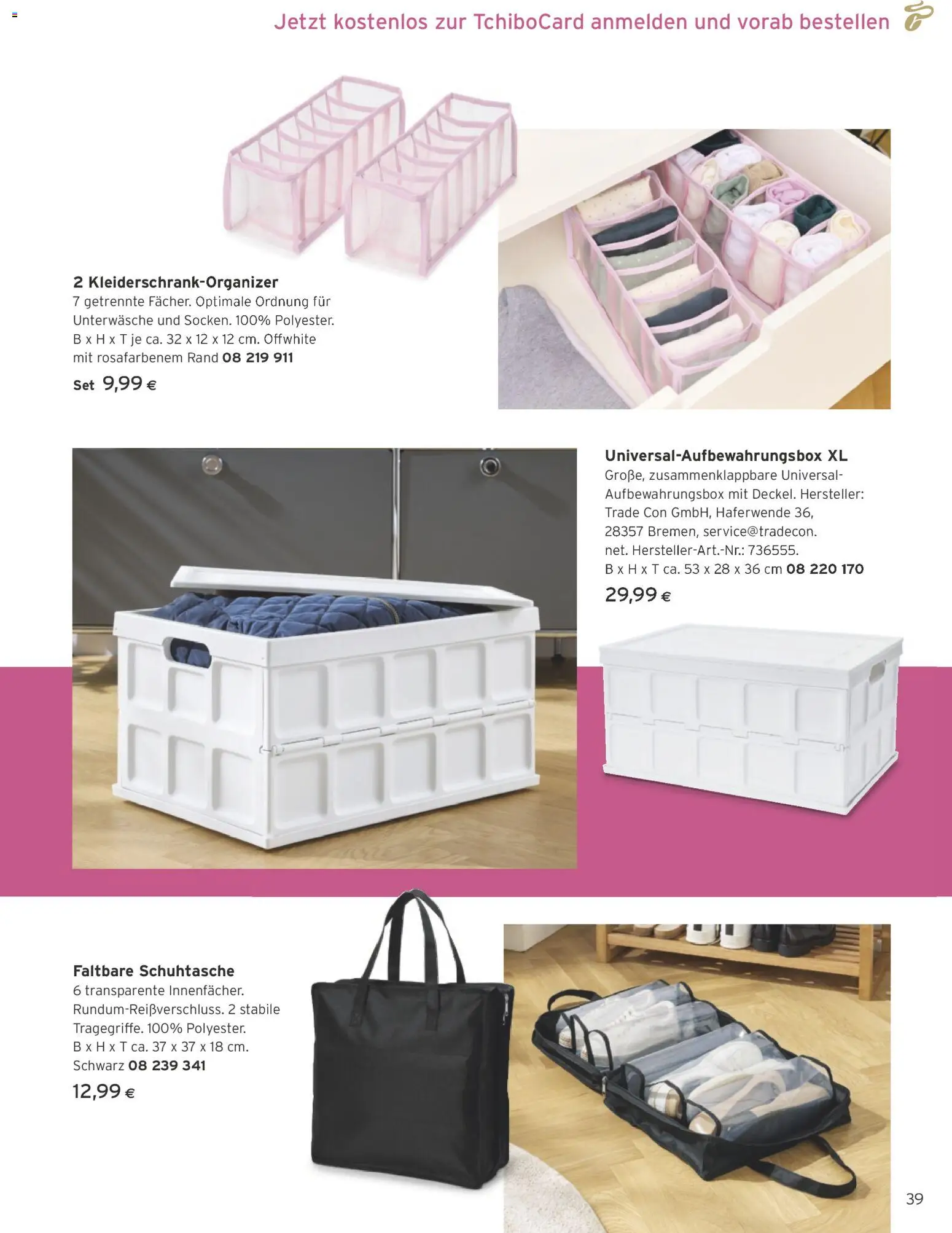 Tchibo Eduscho - Katalog August 2026 gültig ab 01.08.2026 | Seite: 39